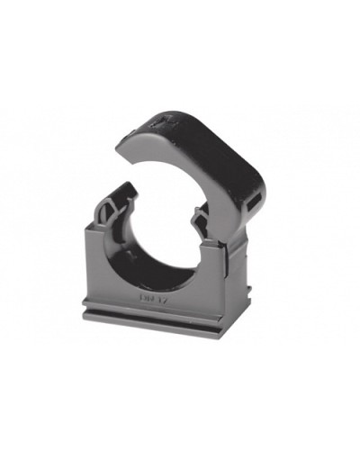 Держатель с крышкой DN 48 мм, полиамид, цвет чёрный DKC (PASW48N) в Нижнем Новгороде Держатели, клипсы, скобы Pintop.ru