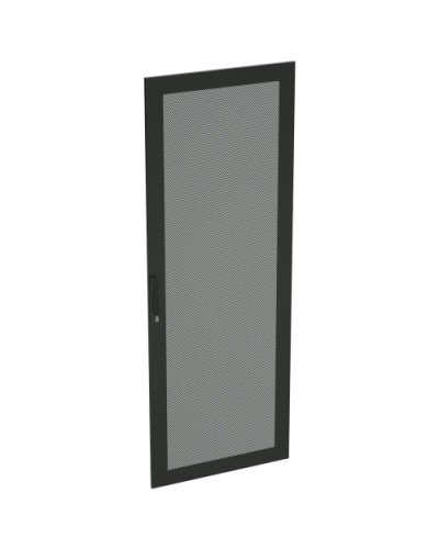 Дверь перфорированная одностворчатая для IT-CQE 2000 x 800 RAL9005 DKC R5ITCPRMM2080B в Нижнем Новгороде Аксессуары для стоек и шкафов Pintop.ru
