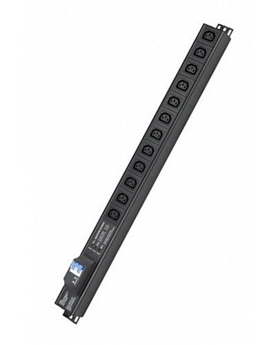 Блок распределения питания вертикальный для 19 шкафов DKC R5VIEC12CBOP в Нижнем Новгороде Блоки розеток Pintop.ru