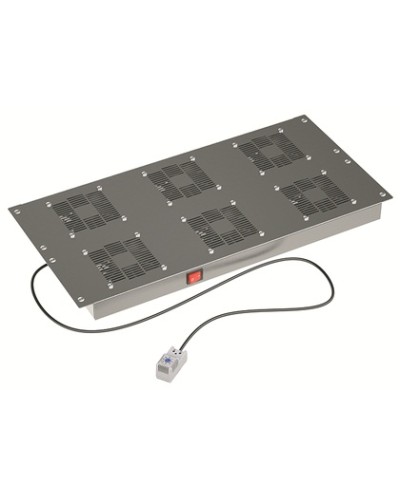 Потолочный вентиляторный модуль, с термостатом 4 вент. для крыши Ш= 600мм DKC R5VSIT6004FT в Нижнем Новгороде Вентиляторные модули Pintop.ru