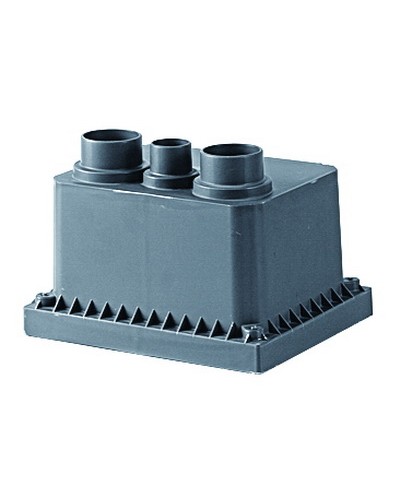 Колодец переходной смотровой 225x175x145 с крышкой для двустенных труб DKC (025001) в Нижнем Новгороде Повороты, муфты, тройники Pintop.ru