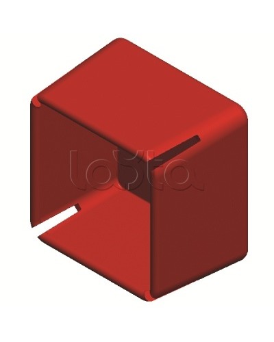 Заглушка торцевая для одиночного профиля LAS и двойного профиля DBL/DBM ДКС BPO4141 в Нижнем Новгороде Аксессуары для лотков Pintop.ru