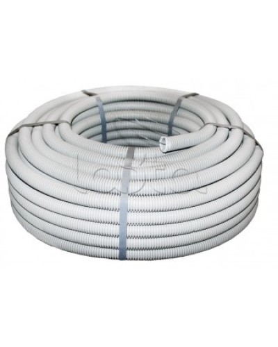 Труба гофр.ПВХ тяжелая с протяжкой d20 мм (100 м) серая EKF-Plast (tg-z-20-t) в Нижнем Новгороде Труба гофрированная Pintop.ru