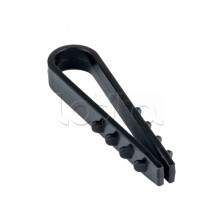 Дюбель-хомут для круглого кабеля (5-10мм) черный (50шт.) EKF PROxima (plc-ncs50-5x10b)