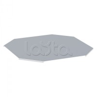 Крышка на ответвитель крестообразный лестничный усиленная 400 мм HDZ EKF (kxltp400-2-HDZ)