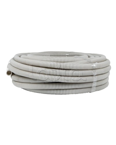 Труба гофр. ПВХ с протяжкой d25 мм (25 м) серая EKF-Plast (tg-z-25-25n) в Нижнем Новгороде Труба гофрированная Pintop.ru