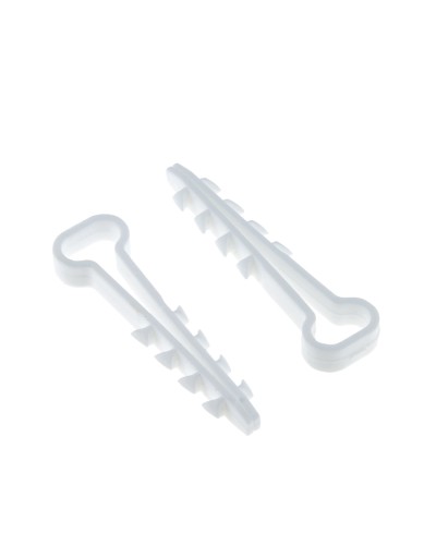 Дюбель-хомут (6х14 мм) для плоского кабеля белый (50 шт.) EKF PROxima (plc-cd-6x14w) в Нижнем Новгороде Крепеж: Дюбели, шурупы, саморезы Pintop.ru