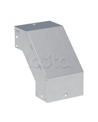 Угол 90 град. вертикальный внешний 80x400 мм HDZ EKF (vo9080400-HDZ) в Нижнем Новгороде Аксессуары для лотков Pintop.ru