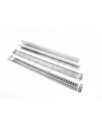 Шина монтажная 23х73 с держателем для шкафов EMS высота/ширина/глубина 600 мм Elbox EMS-RM-73.23.600 в Нижнем Новгороде Аксессуары для стоек и шкафов Pintop.ru