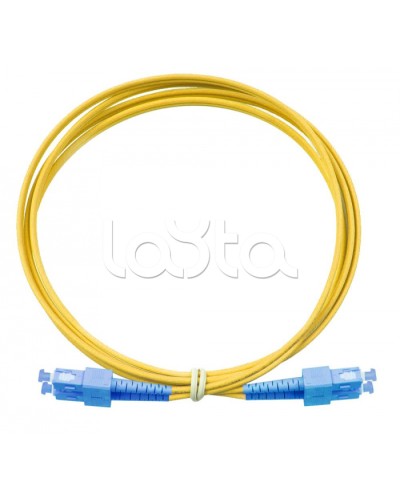 Патч-корд дуплексный 2*9/125 SC-SC, 1м Eurolan (41F-S2-SC-SC-01) в Нижнем Новгороде Патч-корды и пигтейлы Pintop.ru