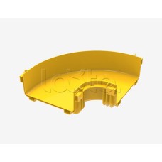 Горизонтальный изгиб на 90° для оптического лотка 240мм Hyperline (FBTR-240-ELB90)