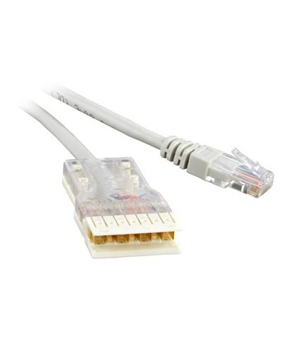 Патч-корд Hyperline PC-110-RJ45-4P-C5e-1M-LSZH-GY в Нижнем Новгороде Патчкорды (медные) Pintop.ru