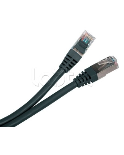 Патч-корд экранированный Hyperline PC-LPM-STP-RJ45-RJ45-C5e-1.5M-LSZH-BK в Нижнем Новгороде Патчкорды (медные) Pintop.ru