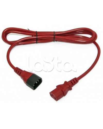 Кабель питания монитор-компьютер Hyperline PWC-IEC13-IEC14-5.0-RD в Нижнем Новгороде Патч-корды и пигтейлы Pintop.ru