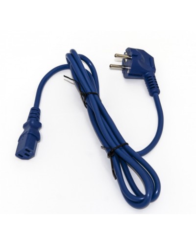 Кабель питания компьютера Hyperline PWC-IEC13-SHM-5.0-BL в Нижнем Новгороде Патч-корды и пигтейлы Pintop.ru