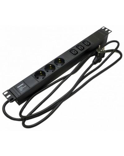 Блок розеток Hyperline SHE19-3SH-3IEC-2.5EU в Нижнем Новгороде Блоки розеток Pintop.ru