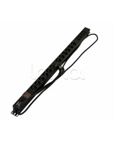 Блок розеток Hyperline SHE-12SH-4IEC-SF-2.5EU в Нижнем Новгороде Блоки розеток Pintop.ru