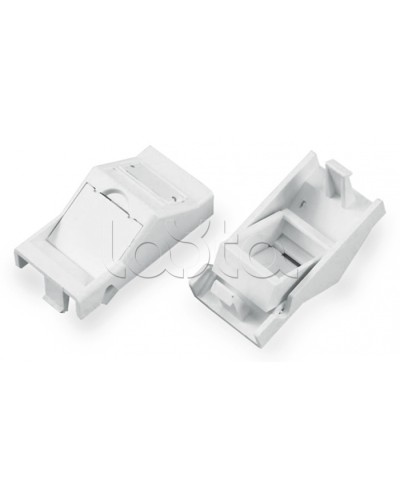 Вставка угловая 45x22.5 для 1 модуля формата Keystone Jack Hyperline SIP2A-1K-M45-22.5 в Нижнем Новгороде Модули Keystone Pintop.ru