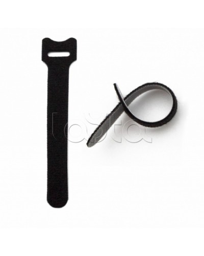 Хомут для кабеля, липучка с мягкой застежкой Hyperline WASN-135-BK-10 в Нижнем Новгороде Стяжки-хомуты Pintop.ru