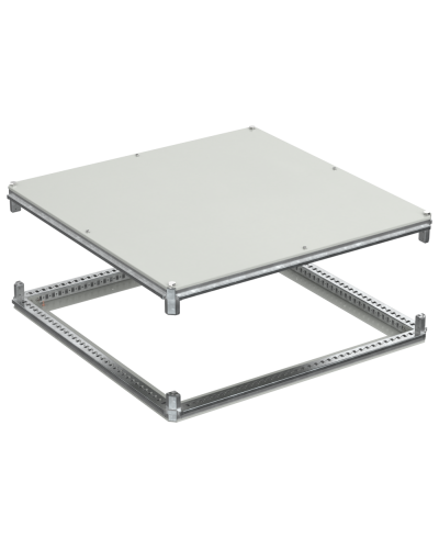 FORMAT Крыша и основание (под фланец) 1000х1000мм IEK (FO-00-KOF-100-100) в Нижнем Новгороде Аксессуары для стоек и шкафов Pintop.ru