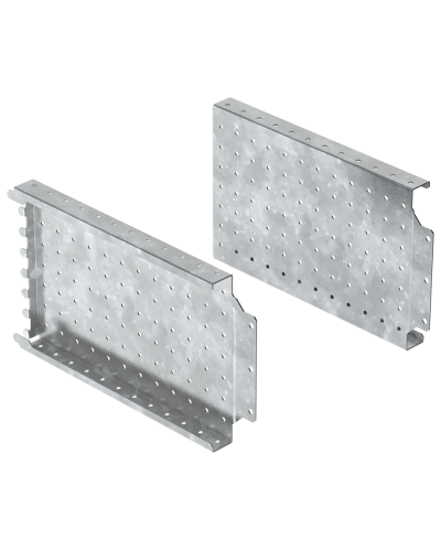 FORMAT Панель монтажная боковая перфорированная 200х400мм (2шт/упак) IEK (FO-00-MPSP-020-040) в Нижнем Новгороде Аксессуары для стоек и шкафов Pintop.ru