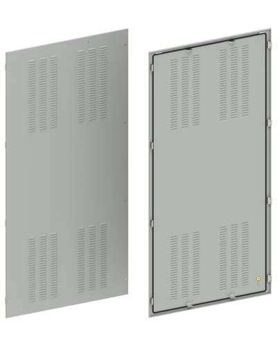 FORMAT Панель задняя вентилируемая 2000х1000мм IEK (FO-00-PBV-200-100) в Нижнем Новгороде Аксессуары для стоек и шкафов Pintop.ru