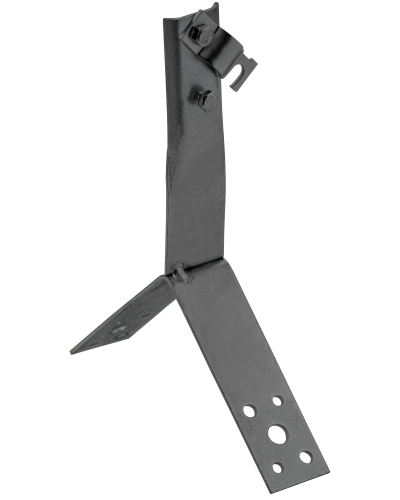 Держатель проводника круглого 6-10мм винтовой для конька h=100мм оцинкованная сталь TD IEK (ZDP80-13-4-16-100) в Нижнем Новгороде Крепеж Pintop.ru