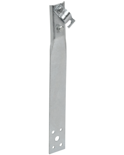 Держатель проводника круглого 6-10мм винтовой прямой h=150мм оцинкованная сталь IEK (ZDP86-11-1-16-150) в Нижнем Новгороде Крепеж Pintop.ru