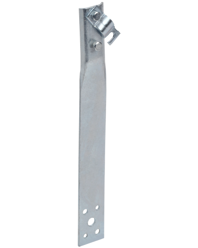 Держатель проводника круглого 6-10мм винтовой прямой h=60мм оцинкованная сталь HDZ IEK (ZDP86-14-1-16-60) в Нижнем Новгороде Крепеж Pintop.ru