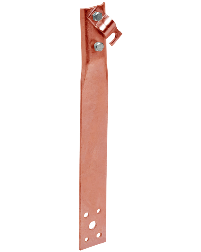 Держатель проводника круглого 6-10мм винтовой прямой h=150мм медь IEK (ZDP86-50-1-16-150) в Нижнем Новгороде Крепеж Pintop.ru