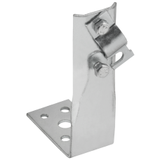 Держатель проводника круглого 6-10мм винтовой угловой h=80мм оцинкованная сталь IEK (ZDP87-11-1-16-80)