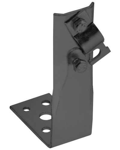 Держатель проводника круглого 6-10мм винтовой угловой h=60мм оцинкованная сталь TD IEK (ZDP87-13-1-16-60) в Нижнем Новгороде Крепеж Pintop.ru