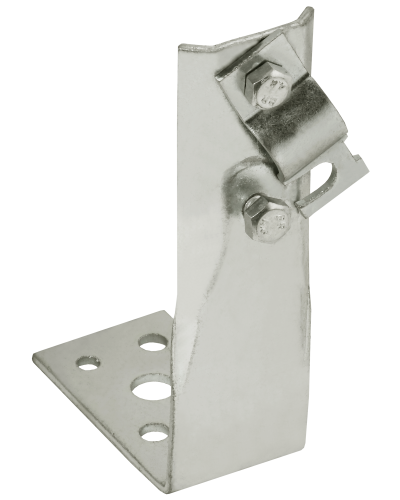 Держатель проводника круглого 6-10мм винтовой угловой h=150мм нержавеющая сталь IEK (ZDP87-20-1-16-150) в Нижнем Новгороде Крепеж Pintop.ru