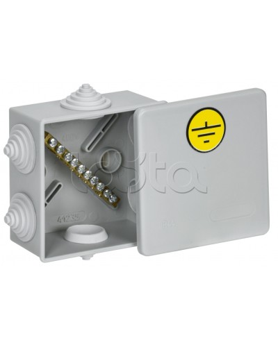 Коробка КУП КМ41360 85х85х40мм IP44 6 вв. (7035) IEK (UKO21-085-085-040-K41-44U) в Нижнем Новгороде Распределительные коробки Pintop.ru