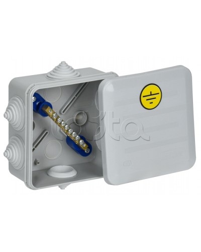 Коробка КУП КМ41361 100х100х50мм IP44 6 вв. (7035) IEK (UKO21-100-100-050-K41-55U) в Нижнем Новгороде Распределительные коробки Pintop.ru