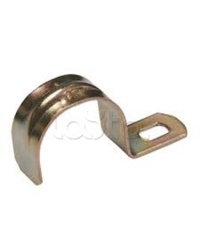 Скоба металлическая однолапковая d14-15 IEK CMAT10-14-100 в Нижнем Новгороде Держатели, клипсы, скобы Pintop.ru