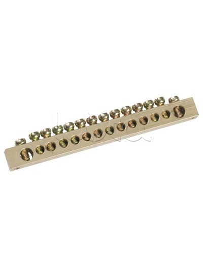 Шина нулевая 8x12 8/2 IEK YNN21-08-100 в Нижнем Новгороде Клеммные колодки Pintop.ru