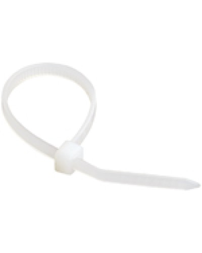 Стяжка 350x4,8 мм нейлоновая, белая IEK UHH31-D048-350-100 в Нижнем Новгороде Стяжки-хомуты Pintop.ru