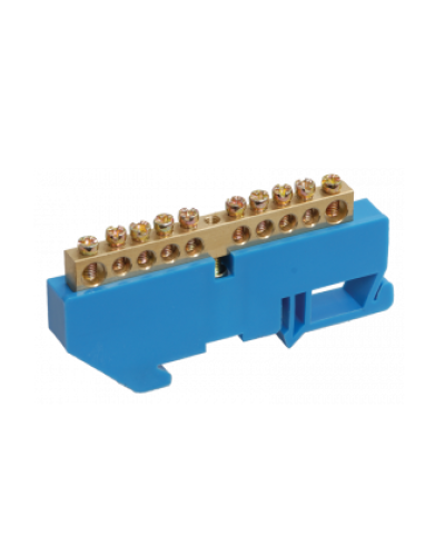 Шина N ноль на DIN-изол ШНИ-6х9-20-Д-С IEK YNN10-69-20D-K07 в Нижнем Новгороде Клеммные колодки Pintop.ru