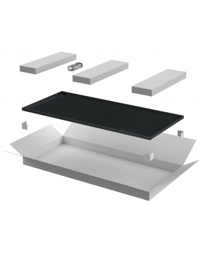 ITK LINEA N Дверь металлическая 800мм шкафа 42U чер. (LN05-42U8X-DM) в Нижнем Новгороде Аксессуары для стоек и шкафов Pintop.ru