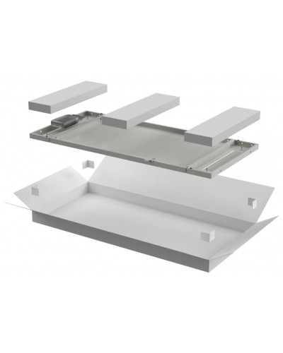 ITK LINEA N Панель задняя 600мм шкафа 28U сер. (LN35-28U6X-ZM) в Нижнем Новгороде Аксессуары для стоек и шкафов Pintop.ru