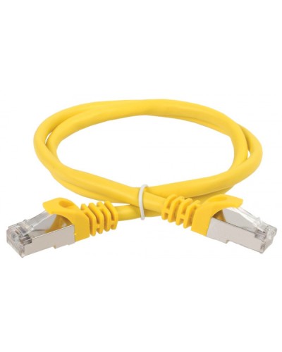 ITK Коммутационный шнур (патч-корд), кат.5Е FTP, 0,5м, желтый (PC05-C5EF-05M) в Нижнем Новгороде Патч-корды и пигтейлы Pintop.ru