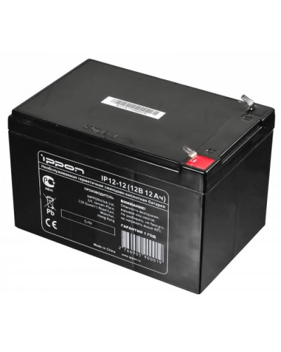 Батарея герметичная свинцово-кислотная Ippon Батарея для ИБП IP12-12 12В 12Ач в Нижнем Новгороде Электротехническое оборудование Pintop.ru