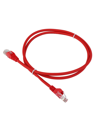 Патч-корд LANMASTER LSZH UTP кат.5e, 6.0 м, красный LANMASTER LAN-PC45/U5E-6.0-RD в Нижнем Новгороде Патчкорды (медные) Pintop.ru