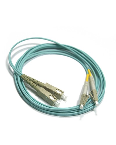 Шнур оптический LC-SC, duplex, 50/125, OM3, LSZH, 5 м LANMASTER LAN-2LC-2SC/OM3-5.0 в Нижнем Новгороде Патч-корды оптические Pintop.ru