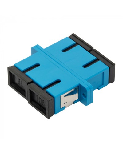 Адаптер оптический SC, SM, дуплексный LANMASTER (LAN-2SC-AM-SM) в Нижнем Новгороде Проходные адаптеры и розетки оптические Pintop.ru