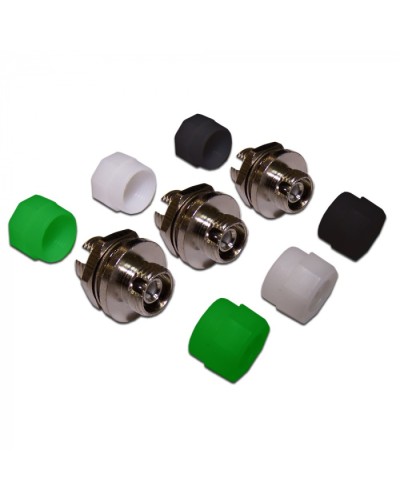 Адаптер оптический FC, MM, металл, симплексный LANMASTER (LAN-FC-AM-MM) в Нижнем Новгороде Коннекторы ВО Pintop.ru