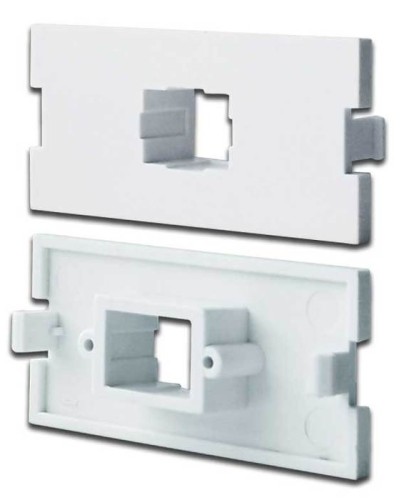 Вставка модульная под SC симплексный адаптер в розетку LAN-MB, белая LANMASTER LAN-MBP-1SC-WH в Нижнем Новгороде Коннекторы Pintop.ru