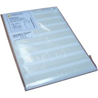 Маркер самоламинирующийся LANMASTER LAN-MCL-50x25x19