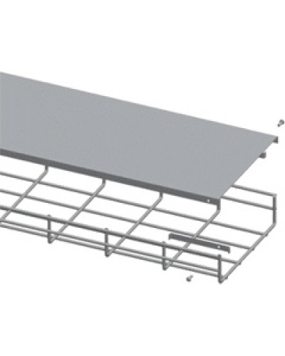 Крышка для лотка шириной 100мм, 1м. LANMASTER LAN-MT-AB100-EZ в Нижнем Новгороде Аксессуары для лотков Pintop.ru